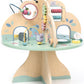 Wooden Activity Table with Abacus, Shape Sorter and Clock