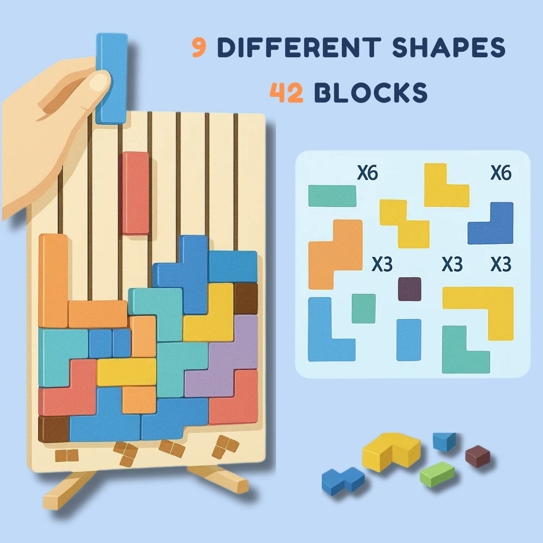 Wooden Stacking Puzzle Toy
