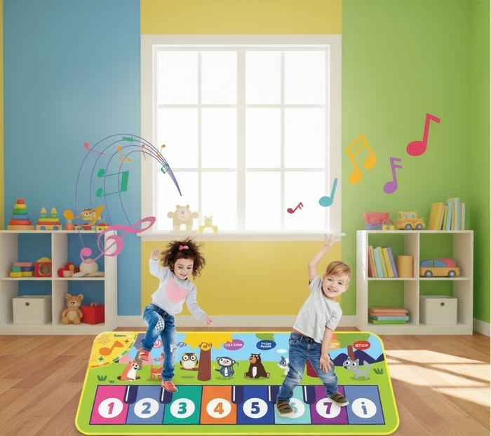 Interactive Musical Piano Dance Mat for Kids
