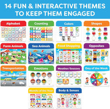 Montessori Preschool Busy Book for Toddlers – Sensory Learning Activity Book, Ages 3+