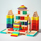 Rectangular wooden building planks