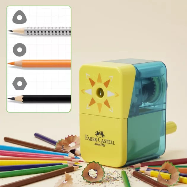 Manual Hand Crank Pencil Sharpener – Heavy Duty Desktop Sharpener for School & Office