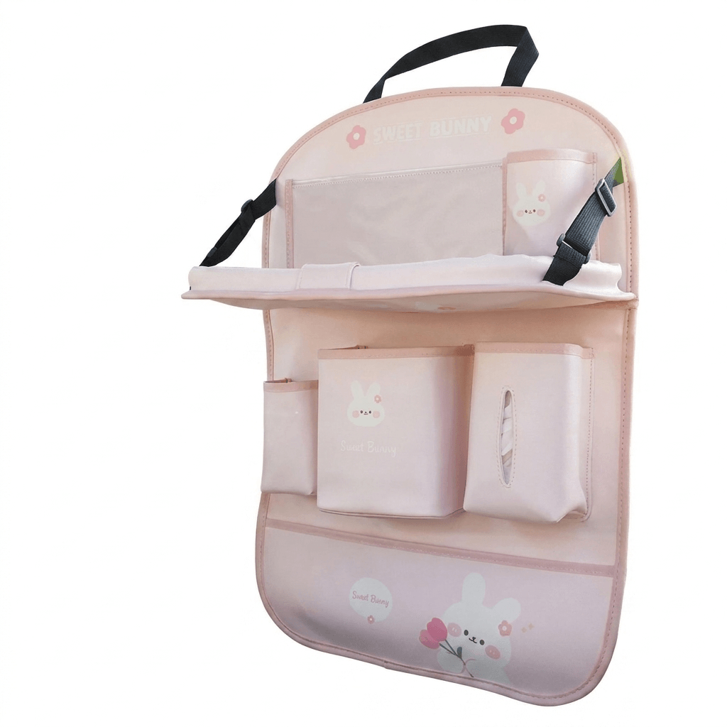 Foldable Kids Car Seat Tray Organizer for Travel