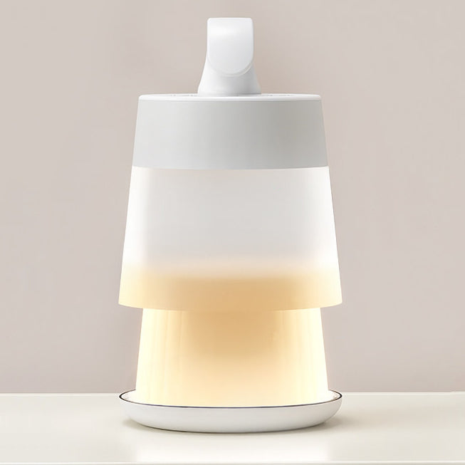 Mountable night light with feeding-time tracker