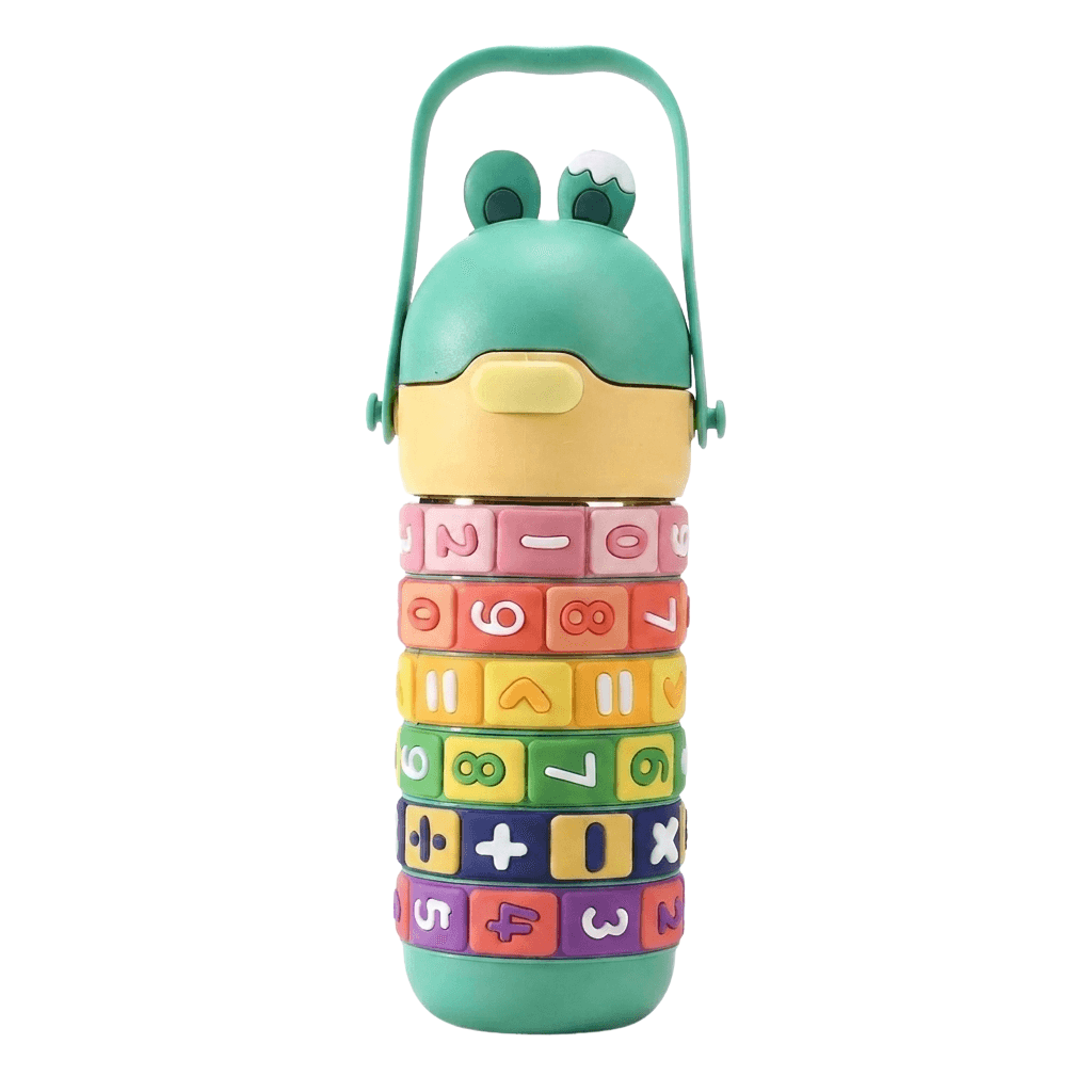 Kids Number Learning Water Bottle with Time Markers