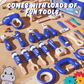 Hippo All-in-one Tool Hub DIY Montessori Tool Box Set