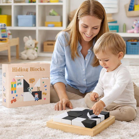 Kids Interactive Puzzle Building Game – Creative Thinking & Imagination Development Toy