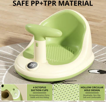 Baby Bath Seat Support – Non-Slip Infant Bath Chair for Safe Bath Time