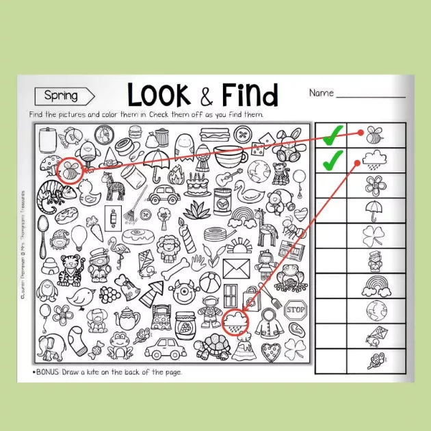 Seek & Find Coloring Book for Kids – Hidden Picture Activity Puzzle Book