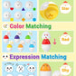 Montessori Hide & Squeak Easter Eggs Toy – Color Matching Sensory Learning Game for Toddlers