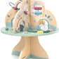 Wooden Activity Table with Abacus, Shape Sorter and Clock