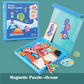 Magnetic Puzzle Learning Toy – Educational STEM Game for Kids Ages 3+, Montessori Activity & Gift