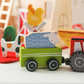 Montessori Wooden Farm Animal Play Set – Toddler Pretend Play & Educational Toy