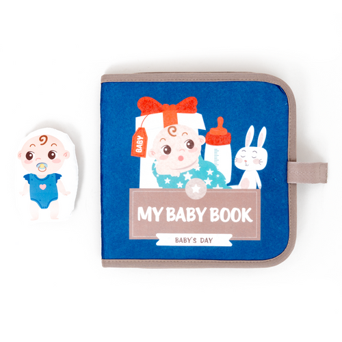 Montessori Sensory Cloth Book for Babies – Soft Interactive Learning Toy for Early Development