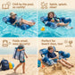 Inflatable Pool Hammock Float with Backrest