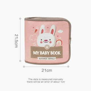 Montessori Sensory Cloth Book for Babies – Soft Interactive Learning Toy for Early Development