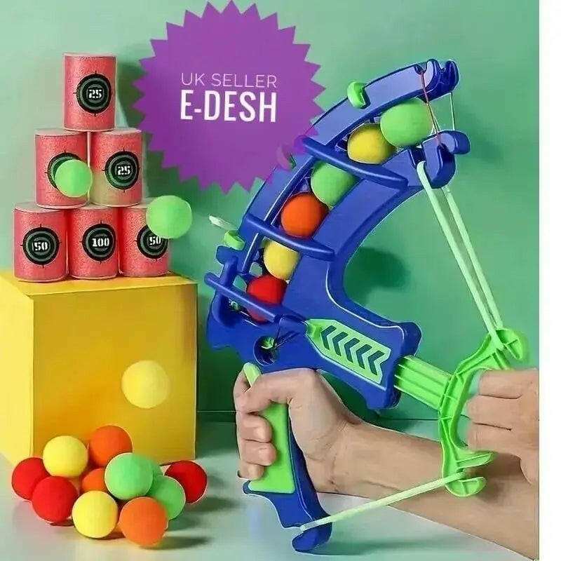 Kids Archery Toy Set – Safe Bow and Arrow Target Game with Sticky Balls & Cans