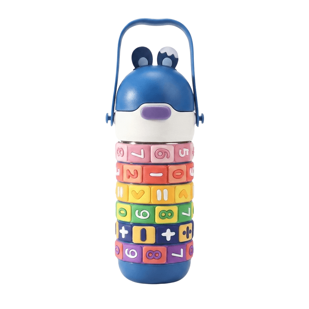 Kids Number Learning Water Bottle with Time Markers