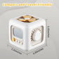 Montessori Sensory Exploration Cube – Wooden Activity Learning Toy for Babies & Toddlers