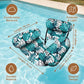 Inflatable Pool Hammock Float with Backrest