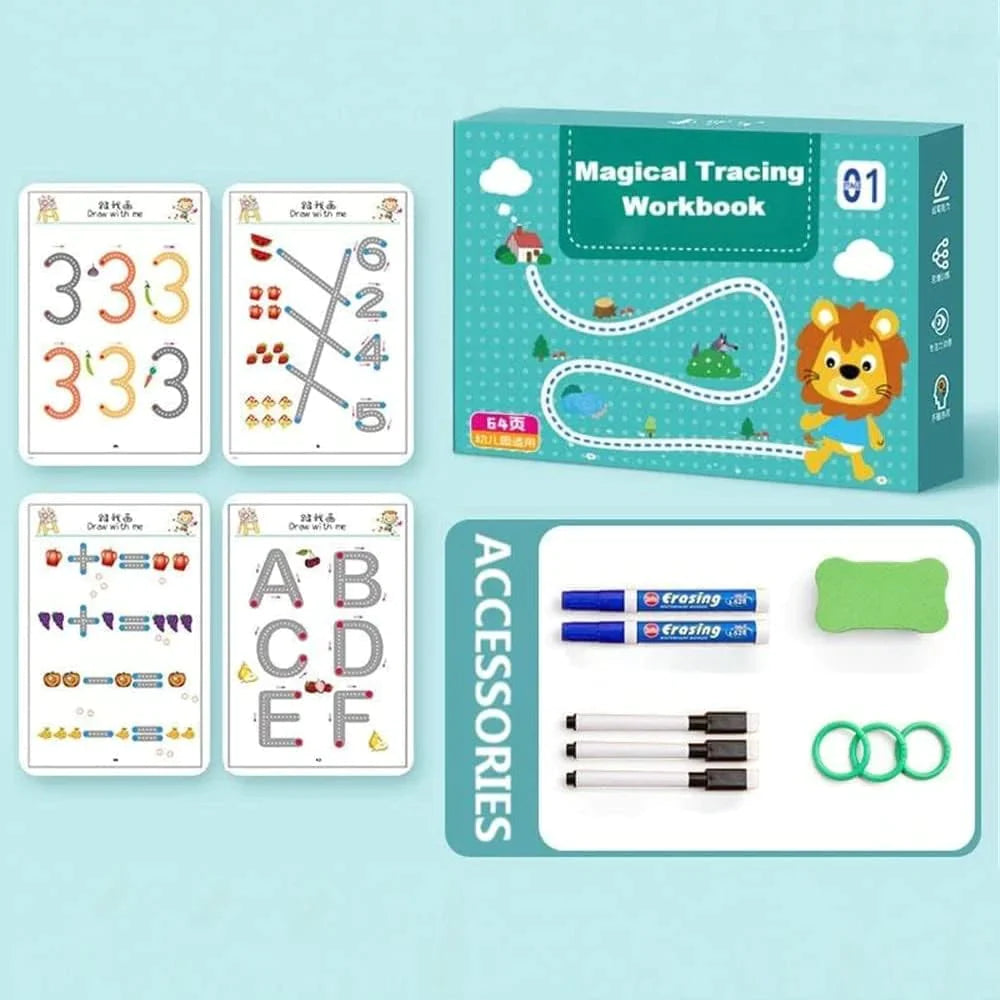 Montessori Tracing Workbook