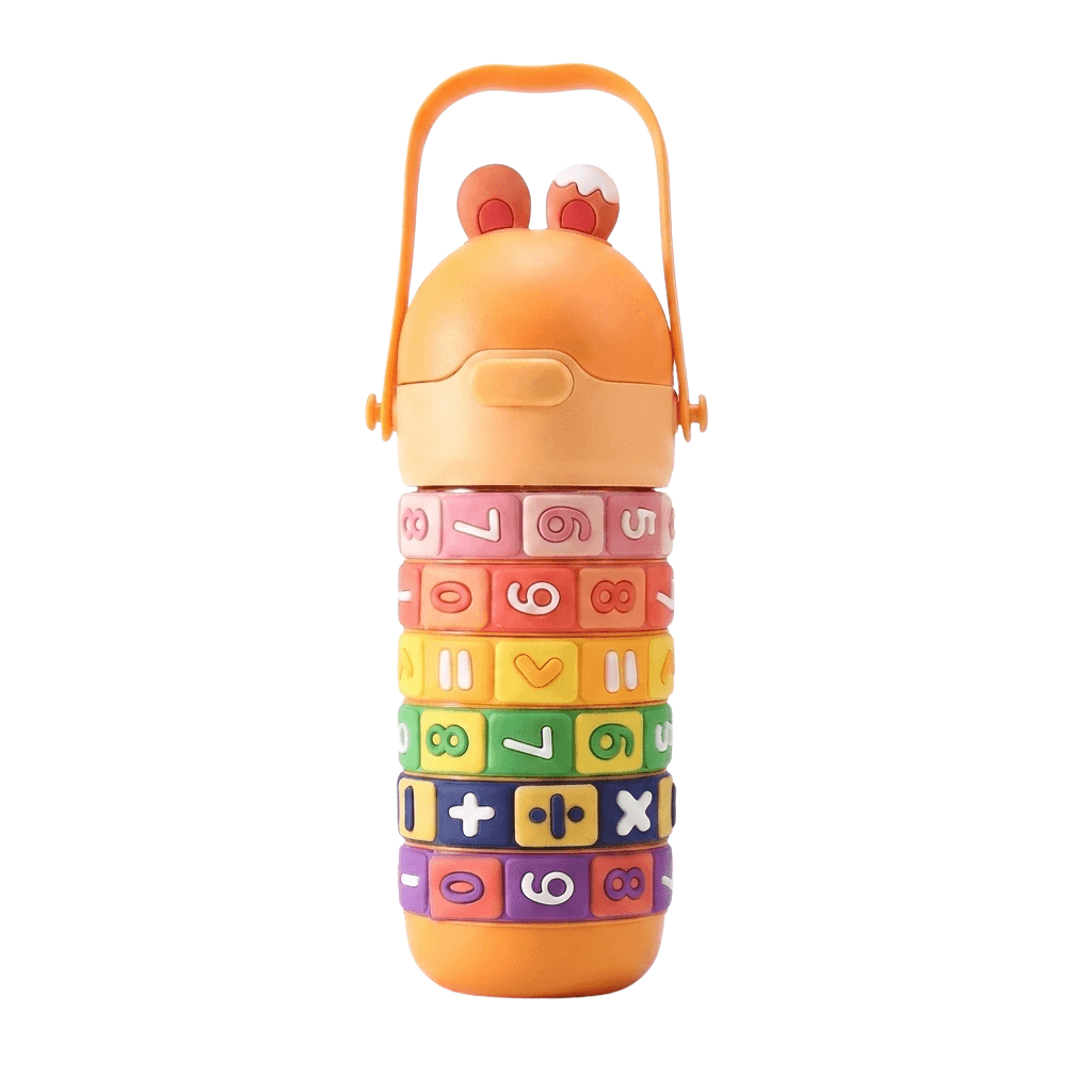 Kids Number Learning Water Bottle with Time Markers