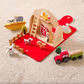 Montessori Wooden Farm Animal Play Set – Toddler Pretend Play & Educational Toy