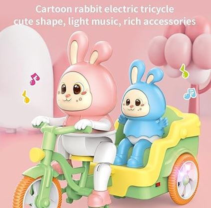 Exciting Electric Tricycle with Music and Lights