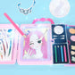 Kids Makeup Drawing Kit – Fantasy & Fun Face Painting Art Set