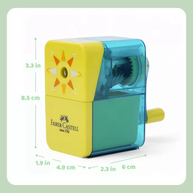 Manual Hand Crank Pencil Sharpener – Heavy Duty Desktop Sharpener for School & Office