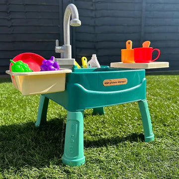 Kids Play Kitchen Set with Running Water – Pretend Cooking Toy for Boys & Girls
