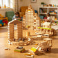 Rectangular wooden building planks