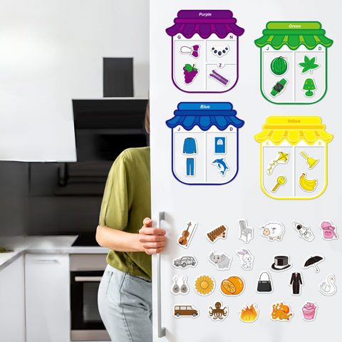 Magnetic Sticker Art Set for Kids – Montessori Creative Learning & DIY Craft Kit