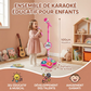 Kids Karaoke Machine with Microphone & Stand – Musical Singing Toy for Children