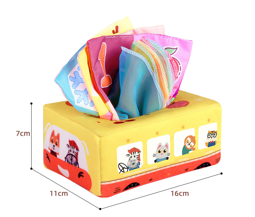 Montessori Baby Development Tissue Box