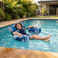 Inflatable Pool Hammock Float with Backrest