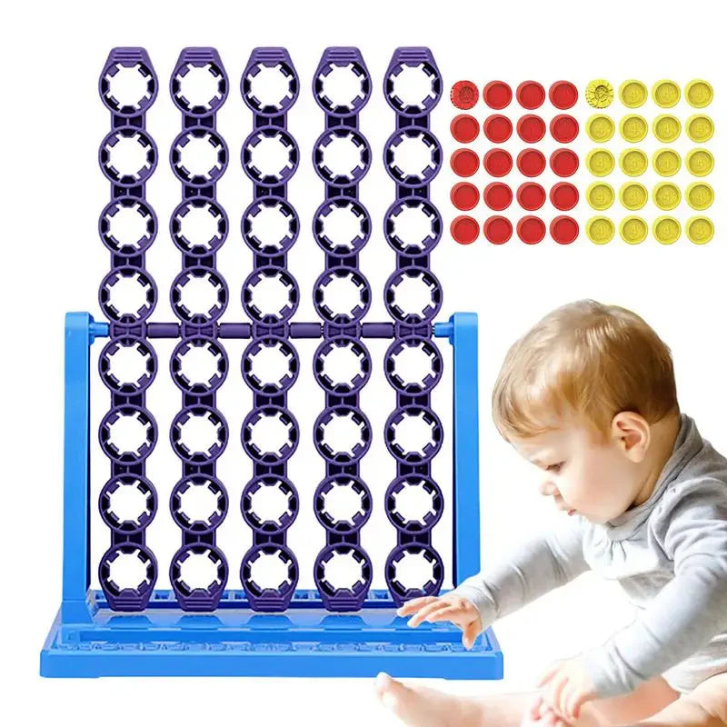 Match 4 Connect 4 Spin Game Strategy Board Games – Montessori Australia