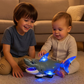 Musical Shark Toy – Colourful Crawling Baby Toy with Lights & Music, 360° Direction Play