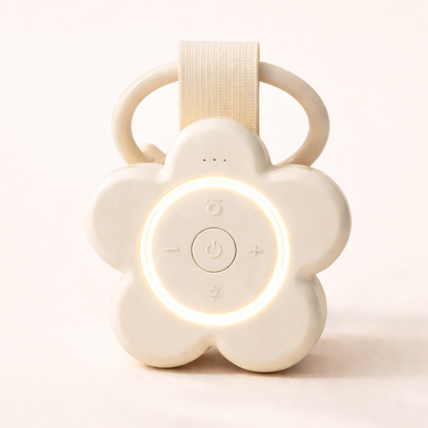 Portable White Noise Sound Machine for Baby & Sleep – Rechargeable Travel Sleep Soother with Multiple Sounds