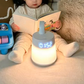 Mountable night light with feeding-time tracker