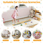 Modular Wooden Balance Beam Course with Stepping Blocks