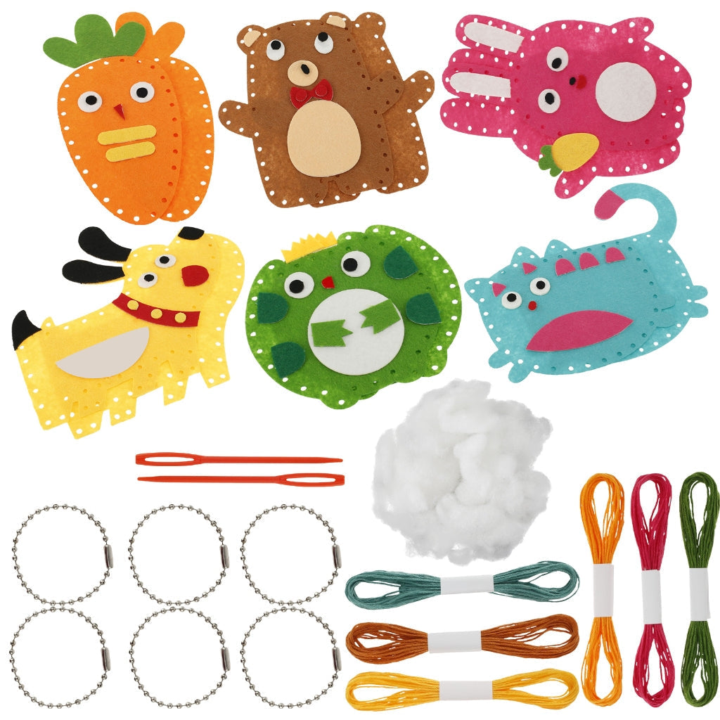 DIY Felt Animal Sewing Kit for Kids