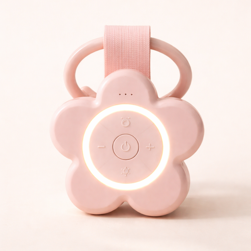 Portable White Noise Sound Machine for Baby & Sleep – Rechargeable Travel Sleep Soother with Multiple Sounds