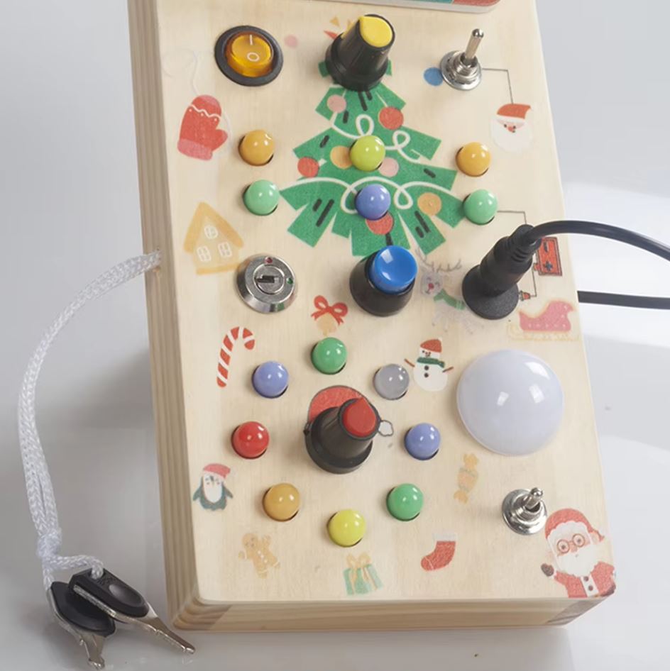 Montessori Christmas Switch Board