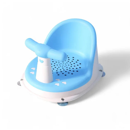 Baby Bath Seat with Anti-Slip Support – Infant Safety Bath Chair for Tub