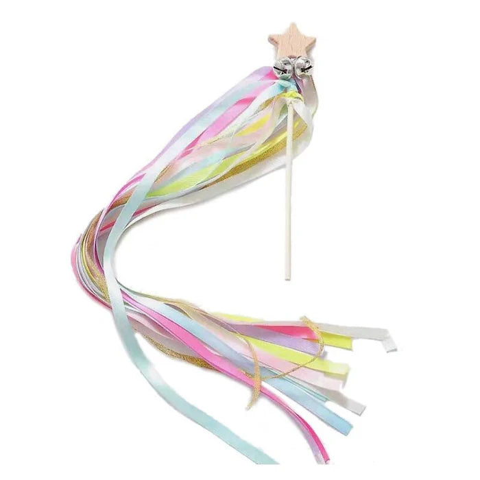 Wand Rattle Rainbow Wooden Rattle Star Wand – Montessori Australia