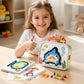 Montessori Mushroom Pegboard Mosaic Puzzle for Kids