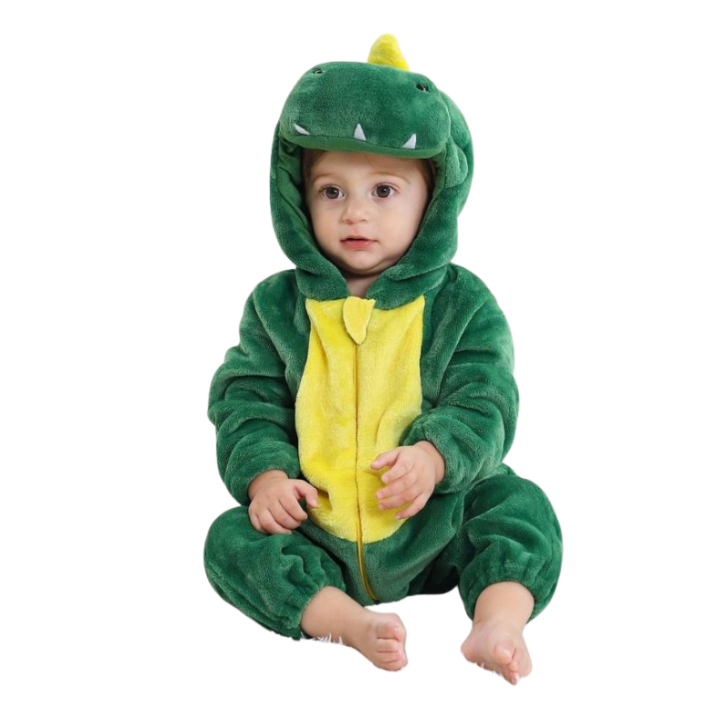 Hooded Animal Onesie Pajamas – Soft Plush Jumpsuit for Kids & Adults