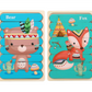 Montessori Flip Puzzle Sets (Set of 2)