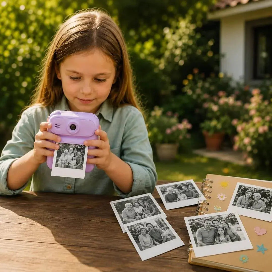 Instant Print Camera for Kids with Thermal Printer